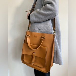 Madewell 100% Leather Crossbody bag Shoulder bag Tote bag with front pocket